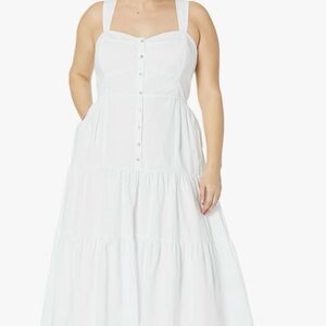Madewell White Linen Dress